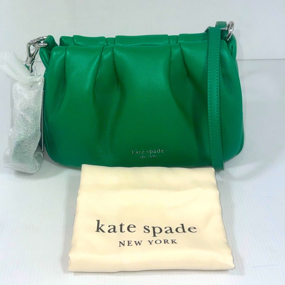 *NEW* KATE SPADE SOUFFLE CROSSBODY WINTERGREEN